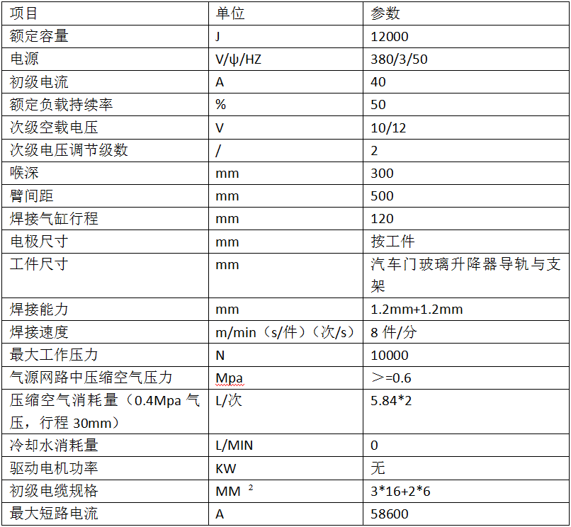 玻璃升降器三頭儲能焊機(jī)DR-120002