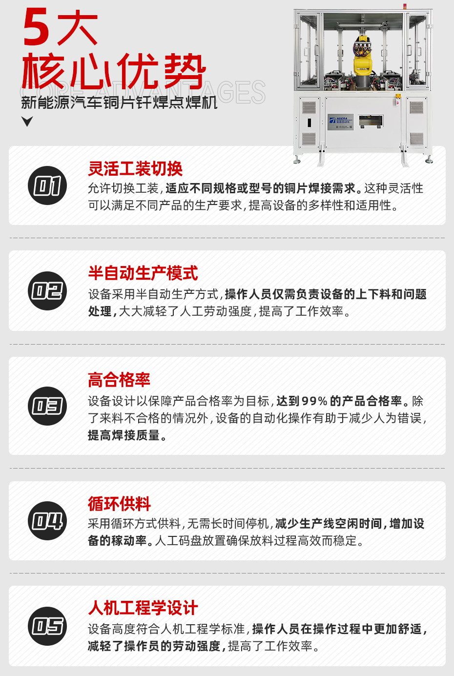 新能源汽車銅片釬焊點(diǎn)焊機(jī)核心優(yōu)勢